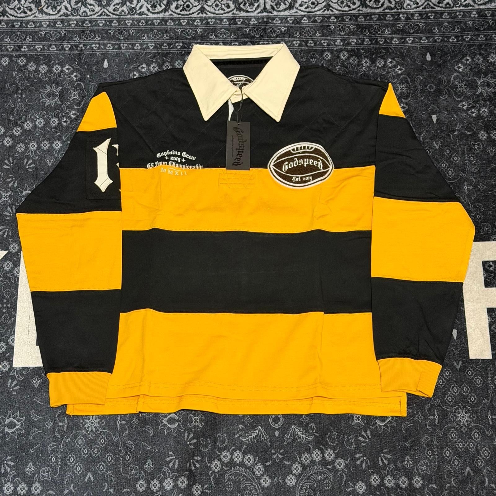 Godspeed Classic Field Rugby Black/Yellow
