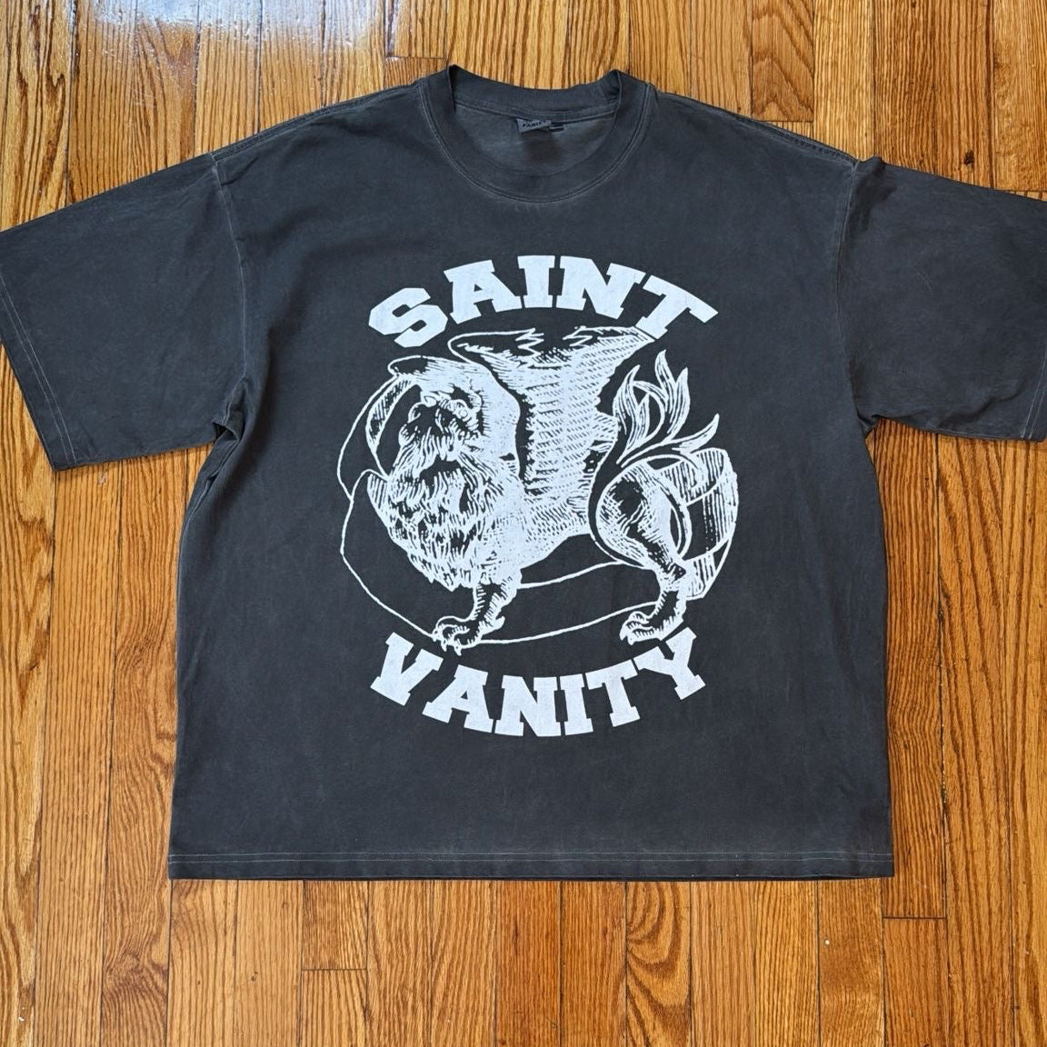 Saint Vanity Gray & White T-Shirt