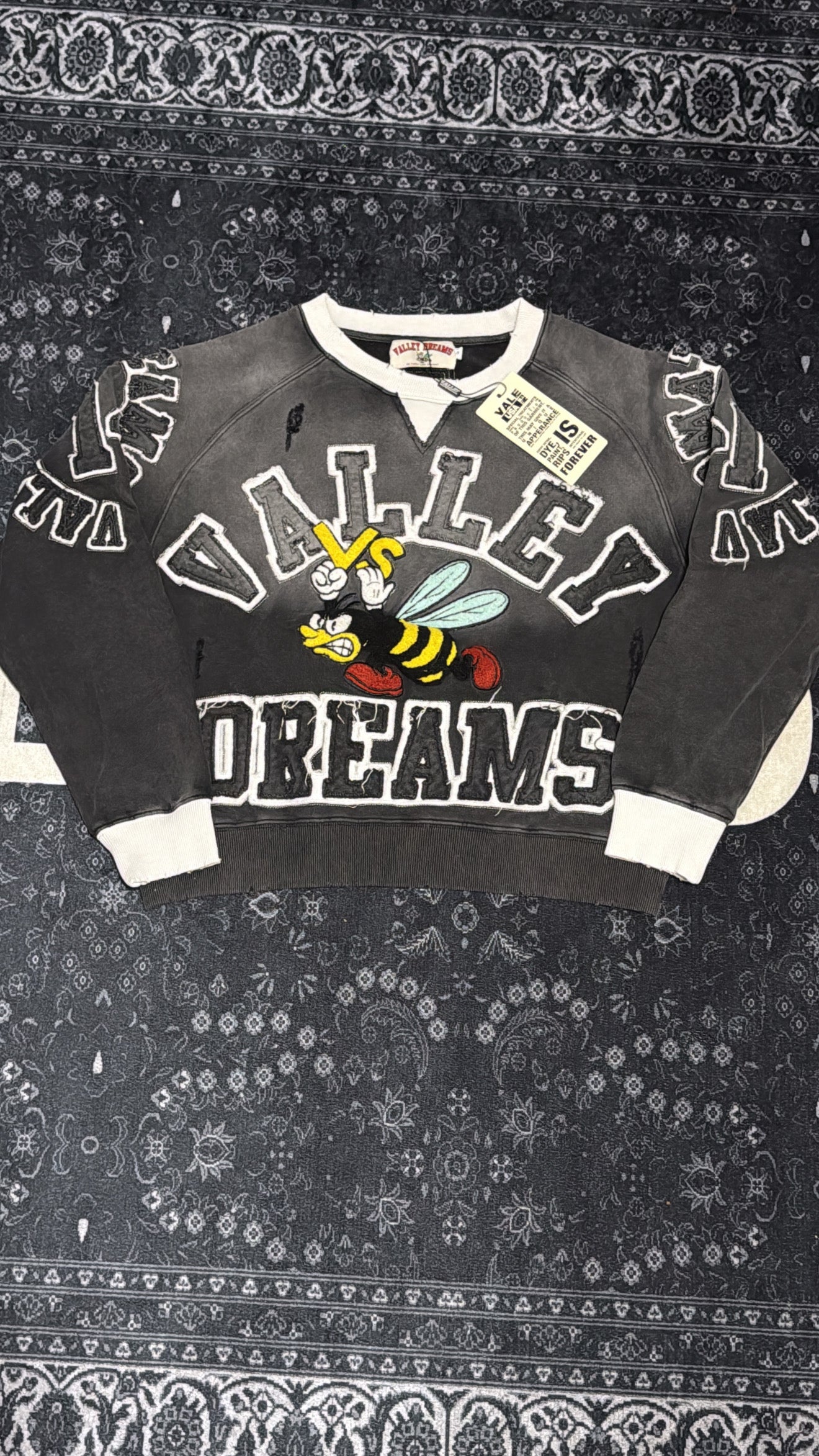 Vale "Valley Dreams" Black Sweater