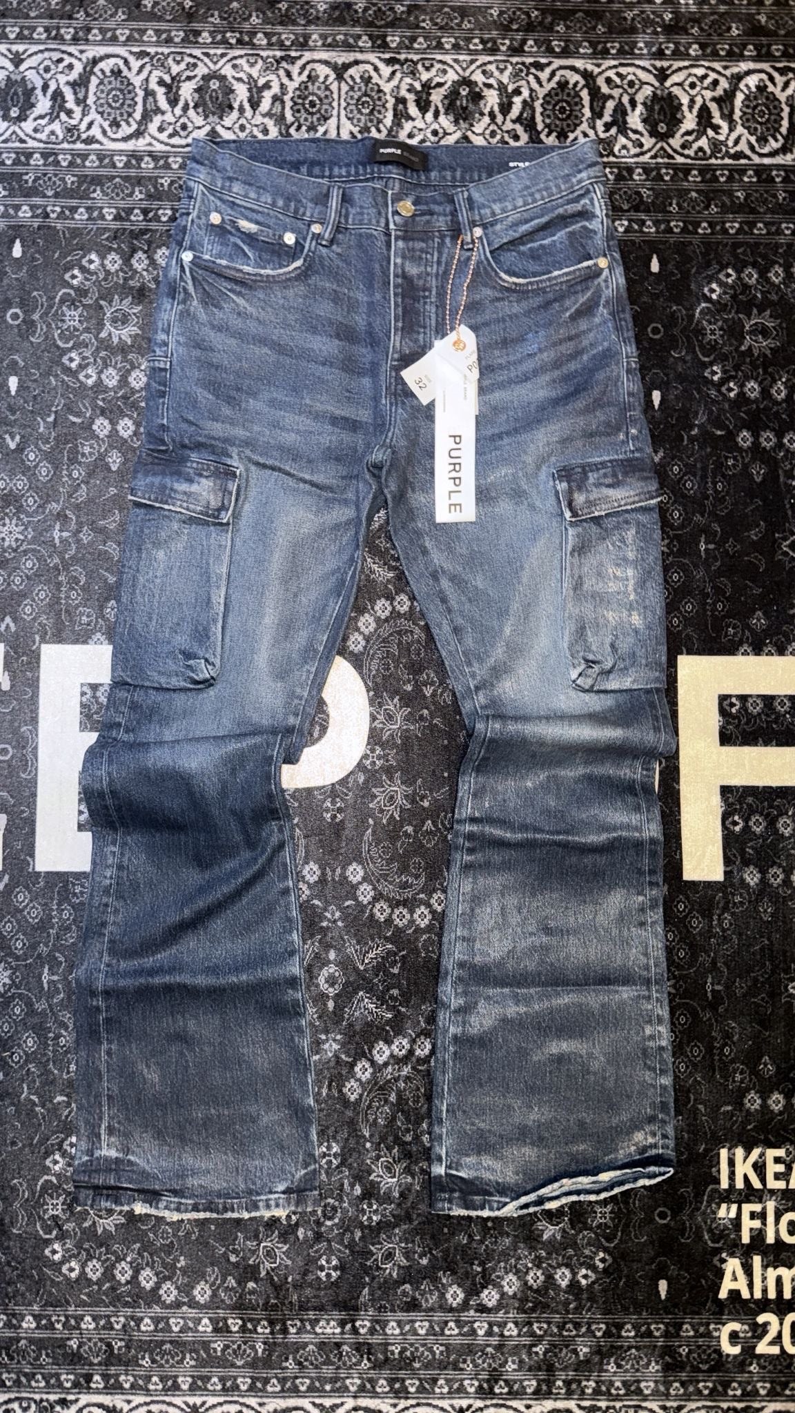 Purple Side Pocket Jeans