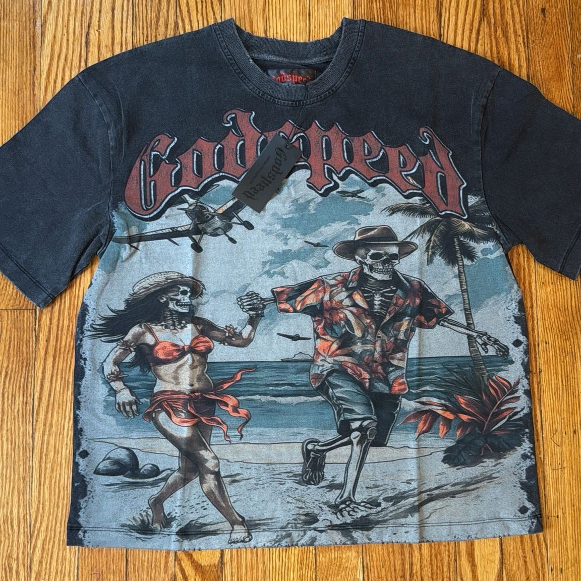 Godspeed Couple on the Beach T-Shirt