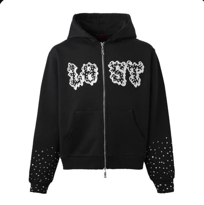 Lost Rhinestone Hoodie