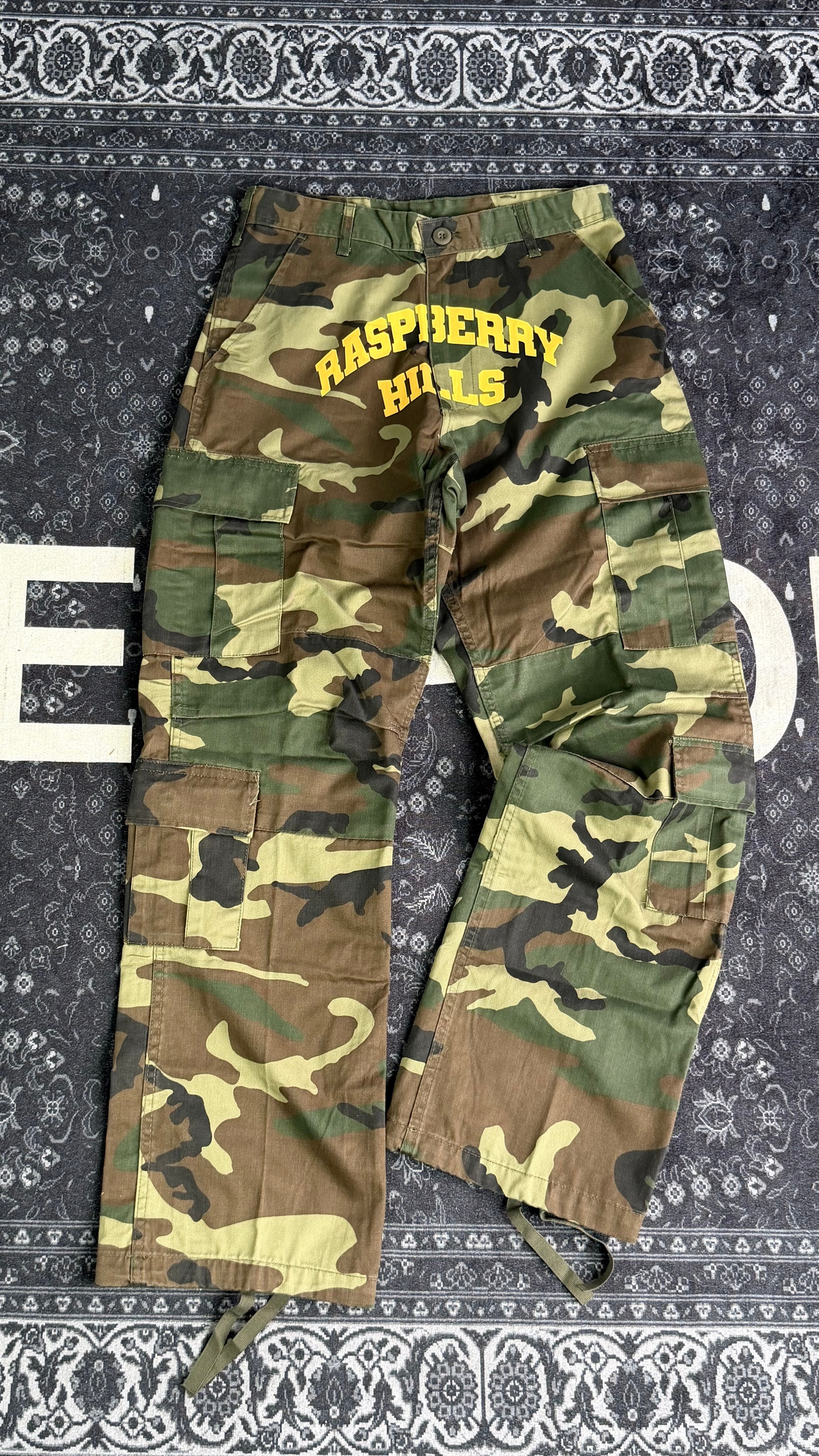 RASPBERRY HILLS CAMO PANTS