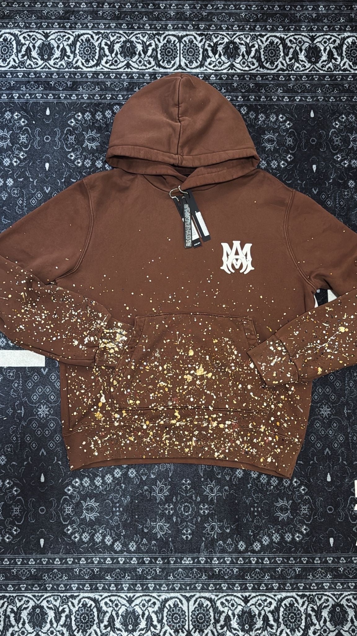 Amiri Brown Hoodie