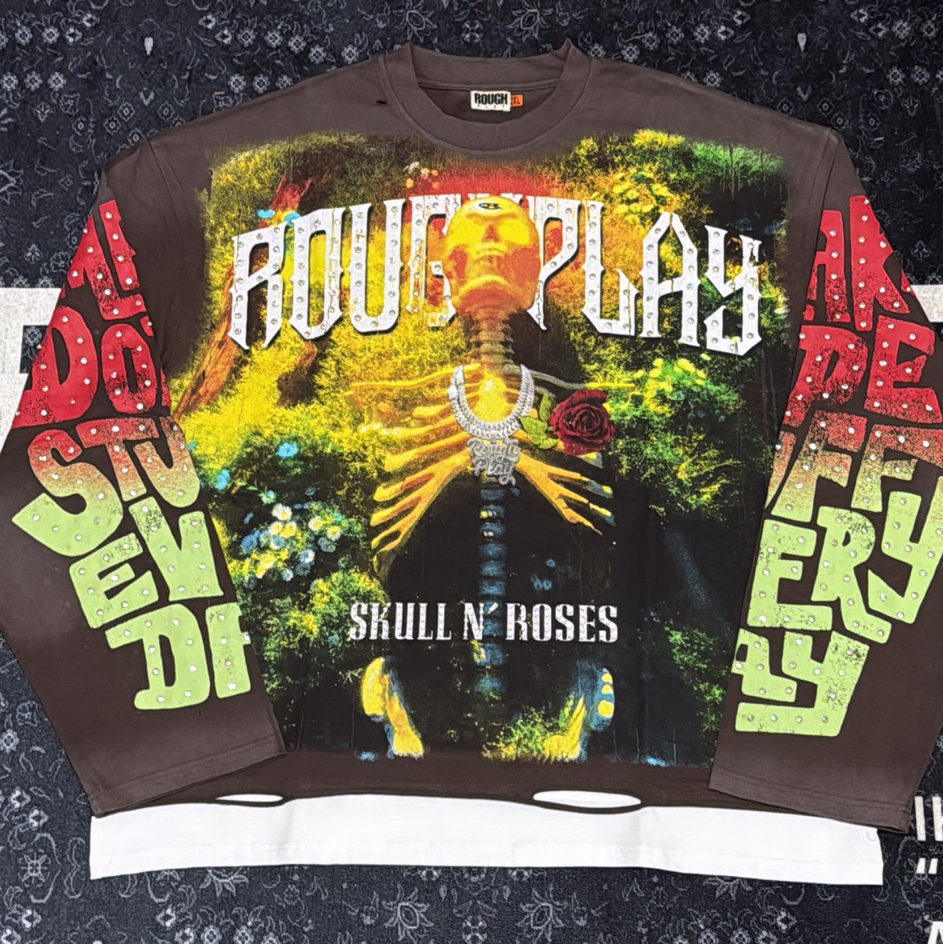 Roughlplay "Skull N' Roses" Longsleeve Sweater