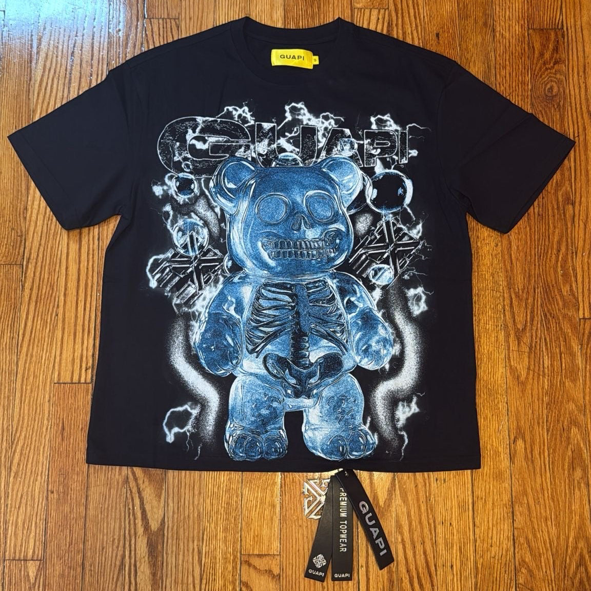 Guapi Black & Blue Bear T-Shirt