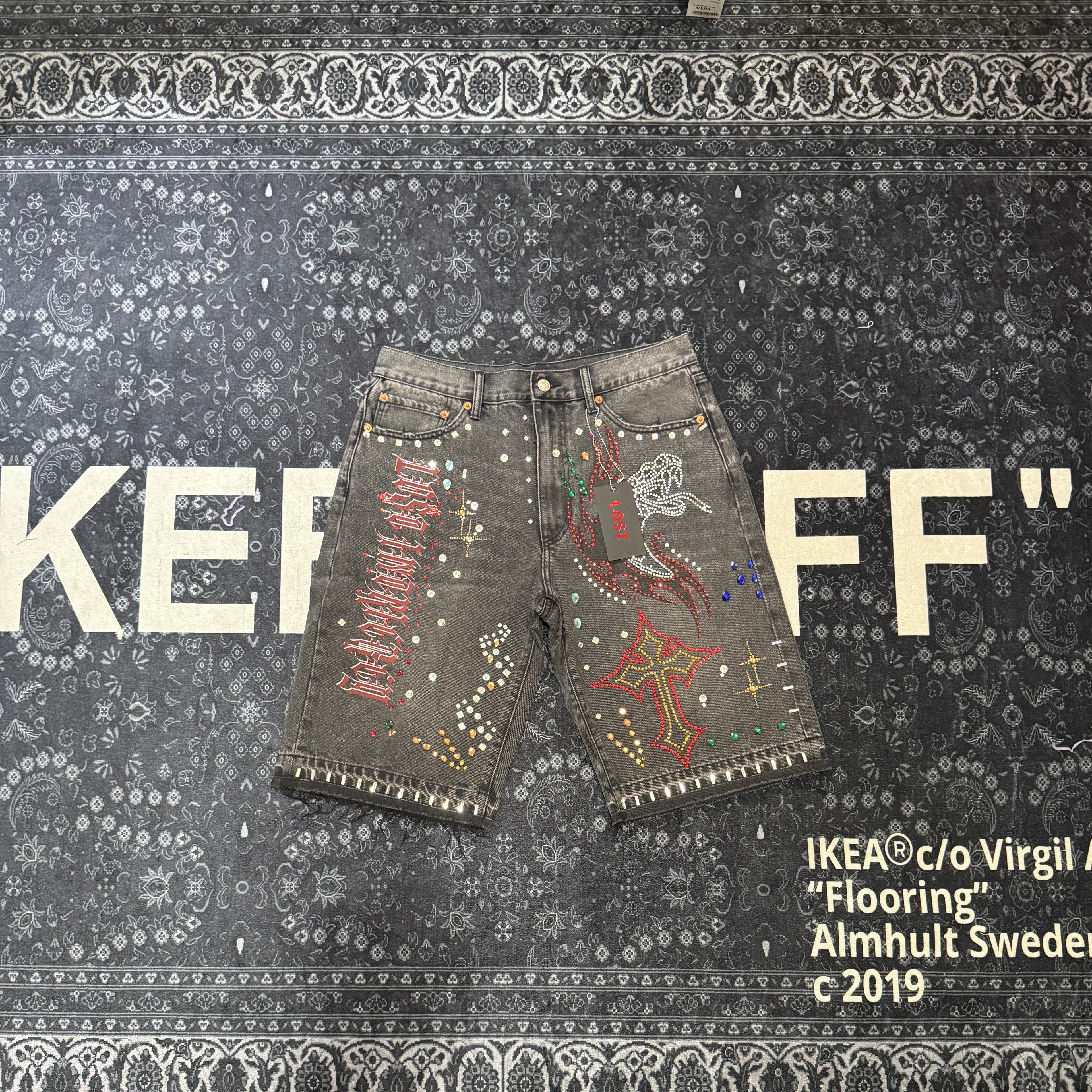 Lost Rhinestone Short