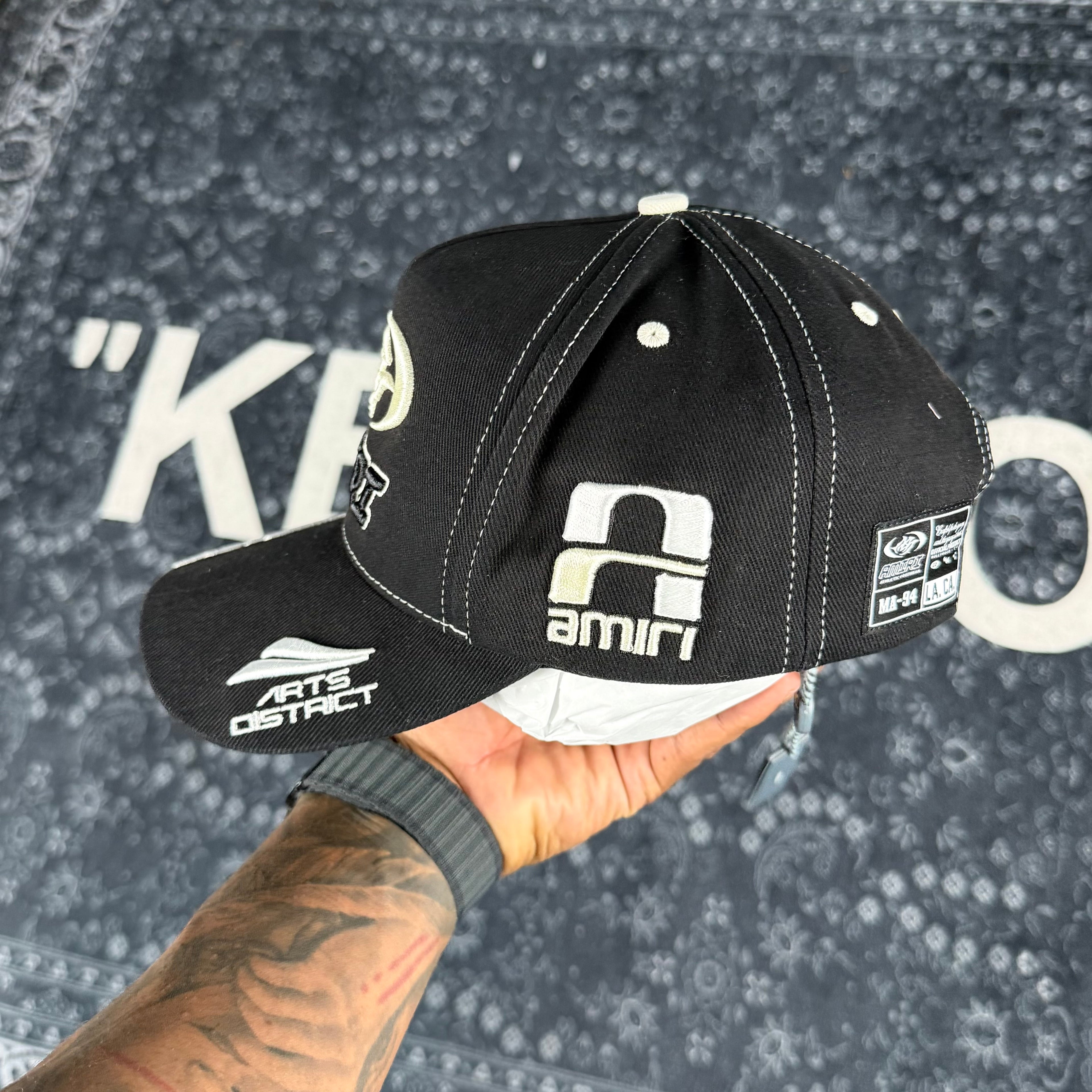 AMIRI
Black 'Amiri Sport' Cotton Cap