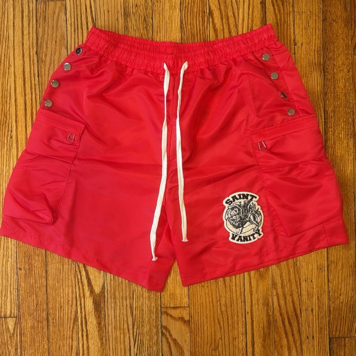 Saint Vanity Red Nylon Short