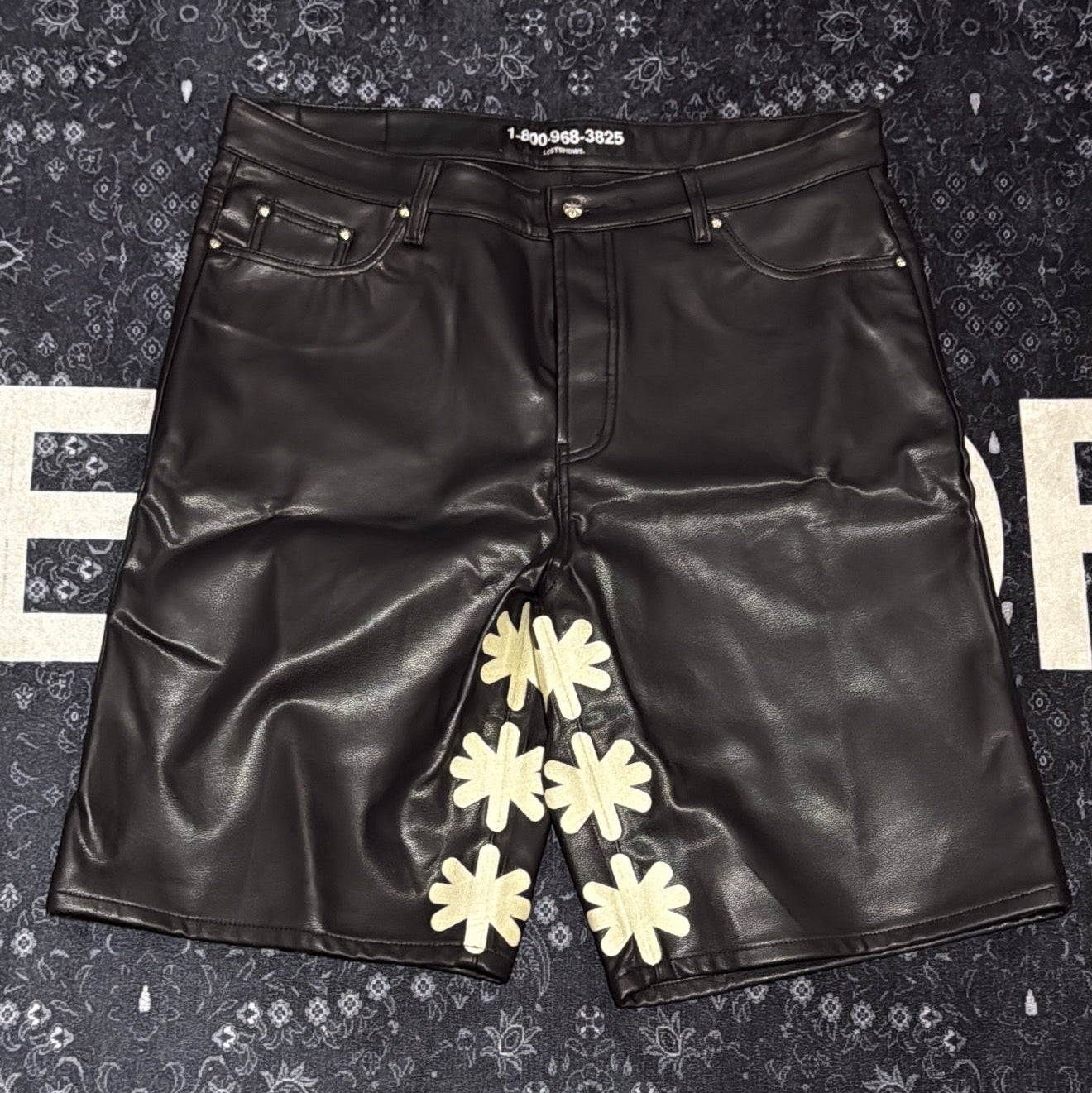 Lost Shadows Leather Jort