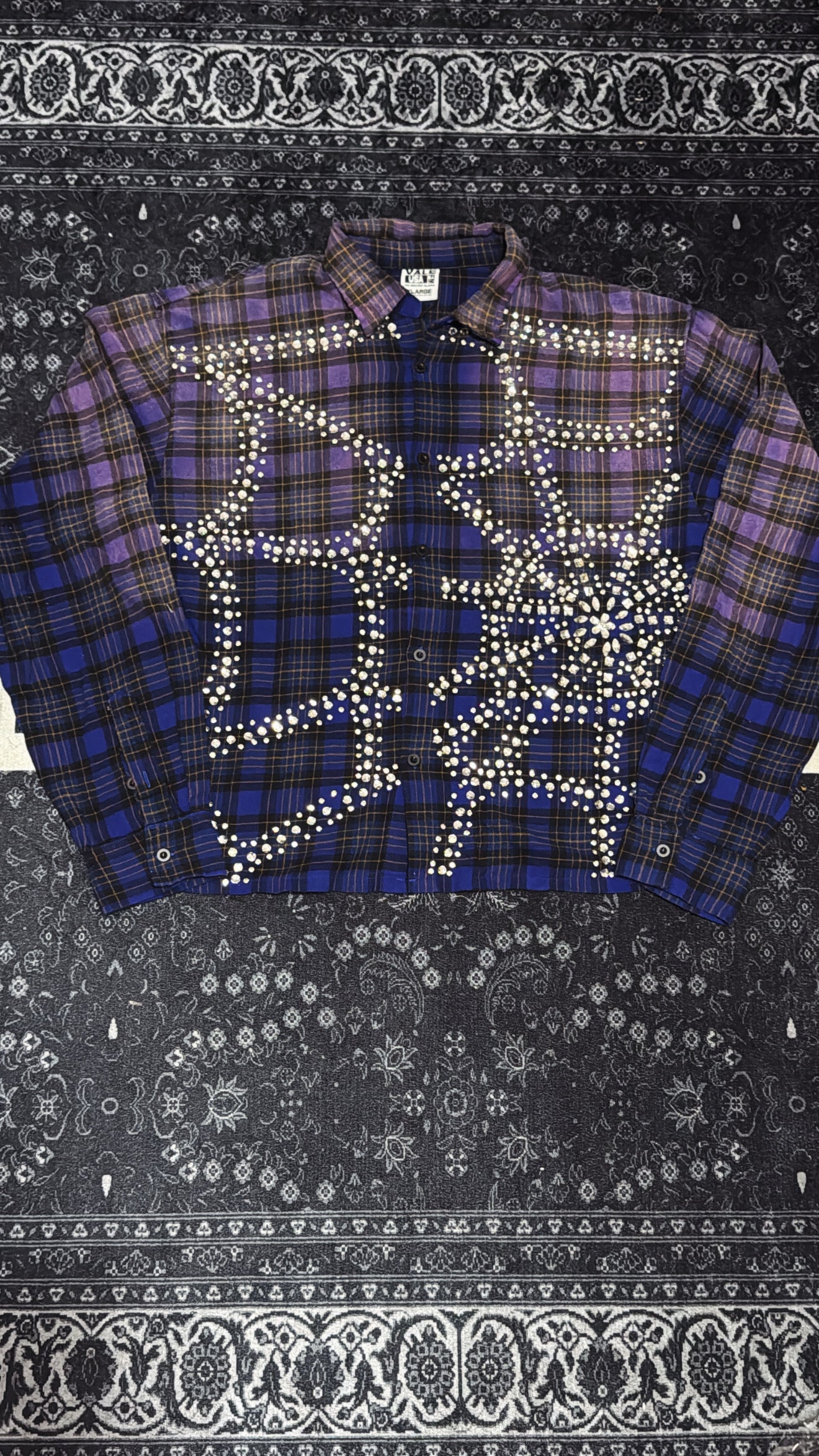 Vale Dark Purple Flannel Shirt