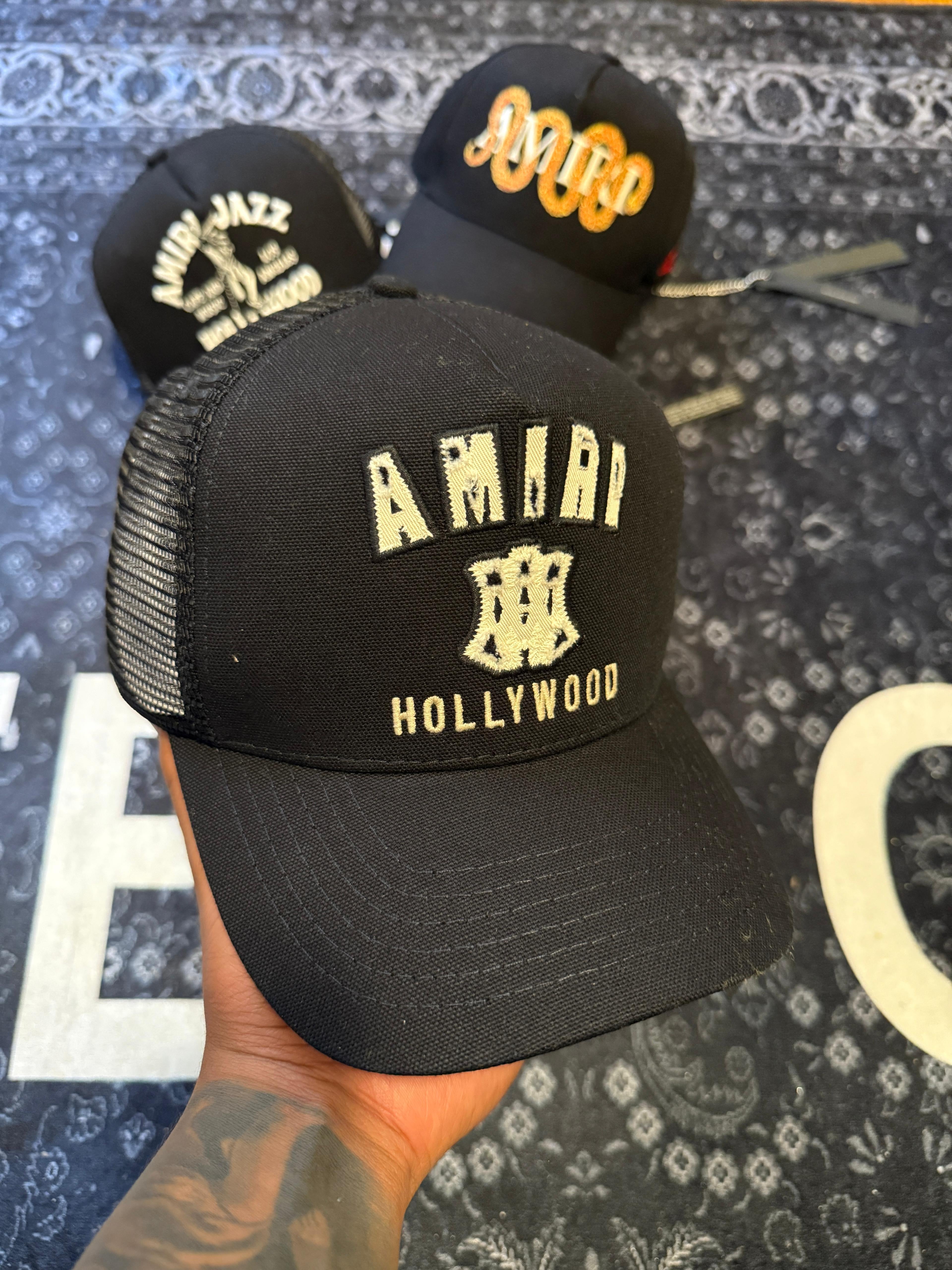 Amiri Black & White Hat