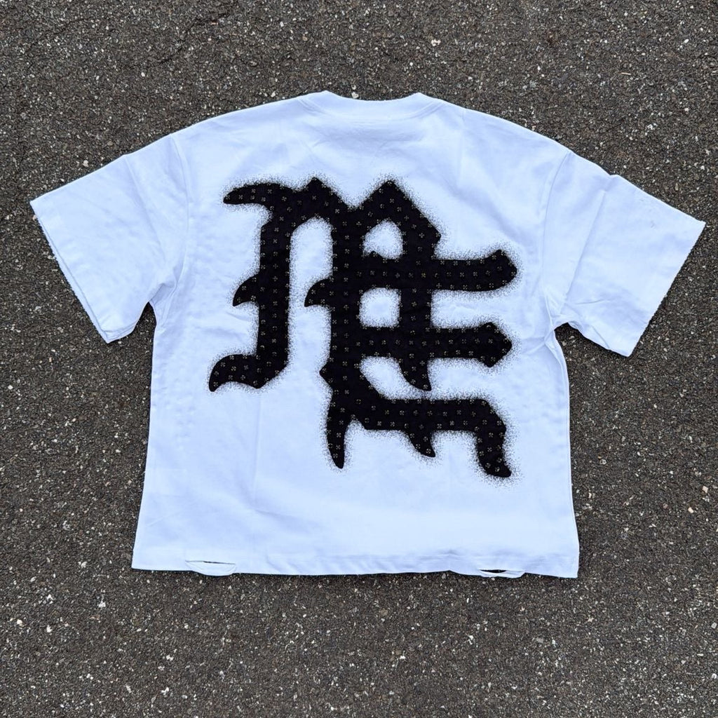 Mixed Emotions White & Black T-Shirt