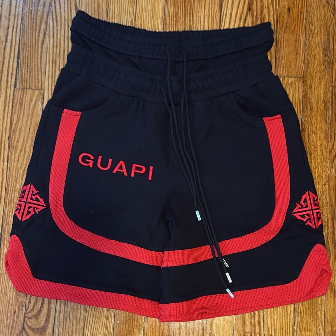 Guapi Black & Red Shorts