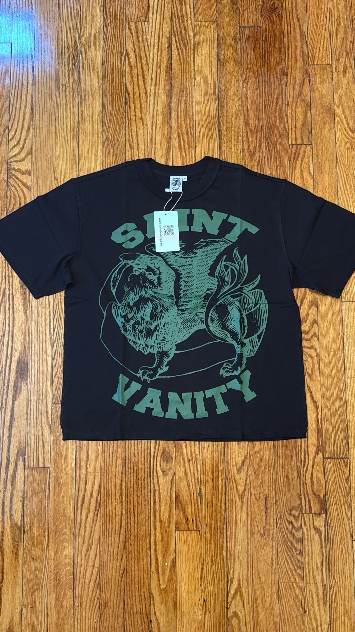 Saint Vanity Black & Green T-Shirt